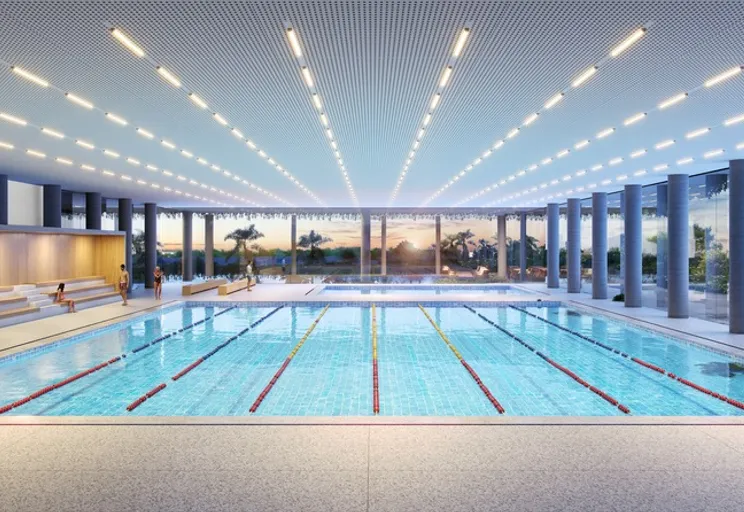 Piscina coberta - Imagem 39